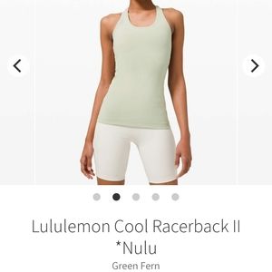 Lululemon Cool Racerback Nulu tank
